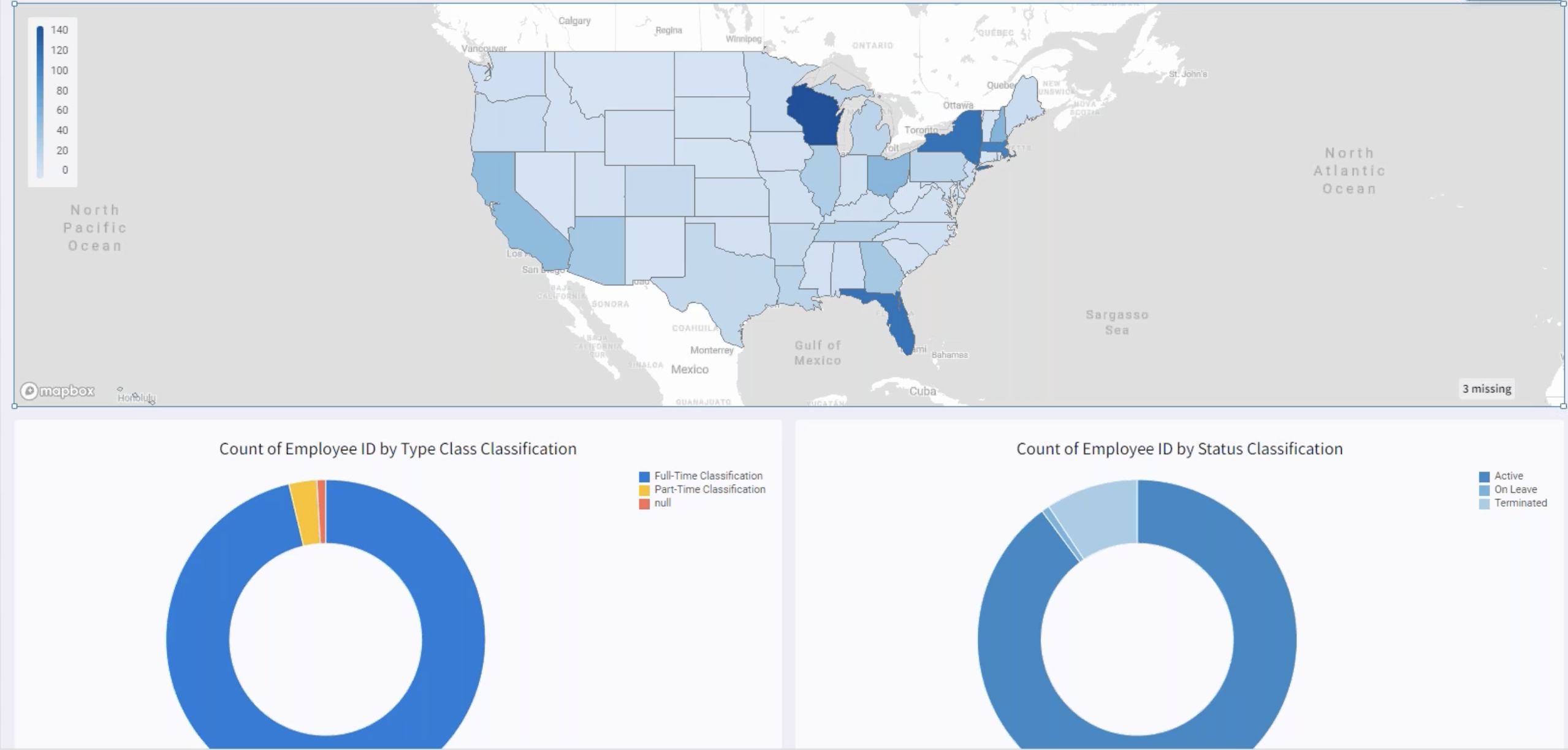 Report Center - Map Style Report with Other Dashboard Visuals