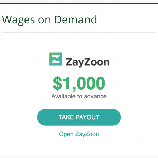 ZayZoon, Earned Wage Access
