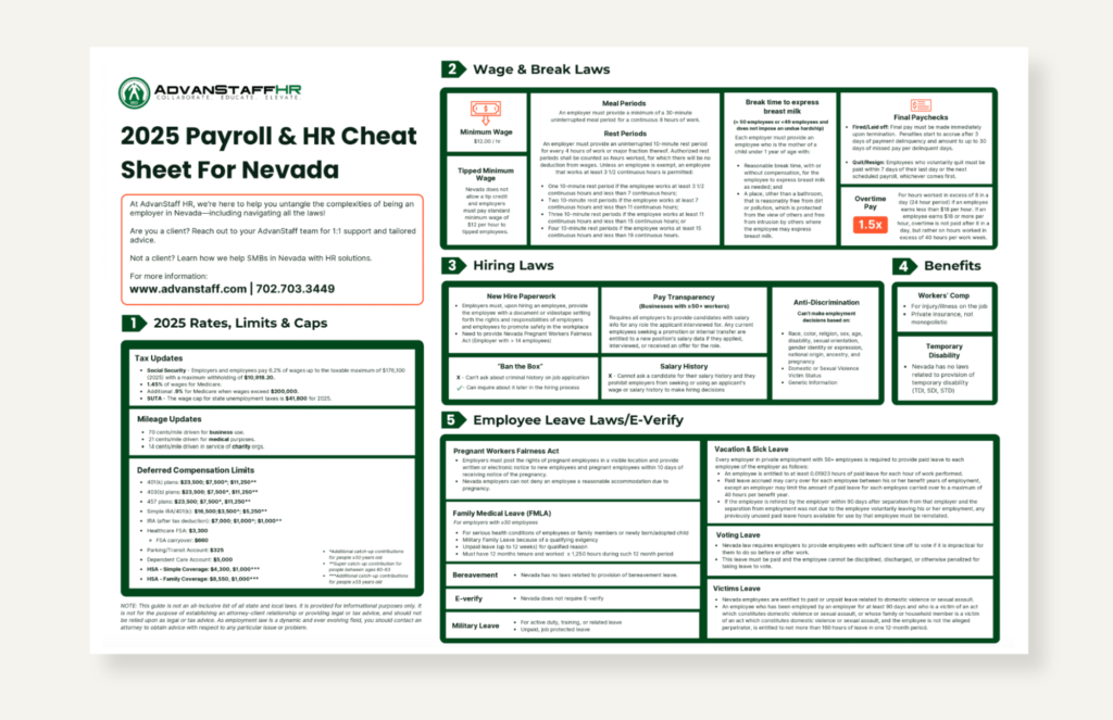 2025 Payroll Labor Laws