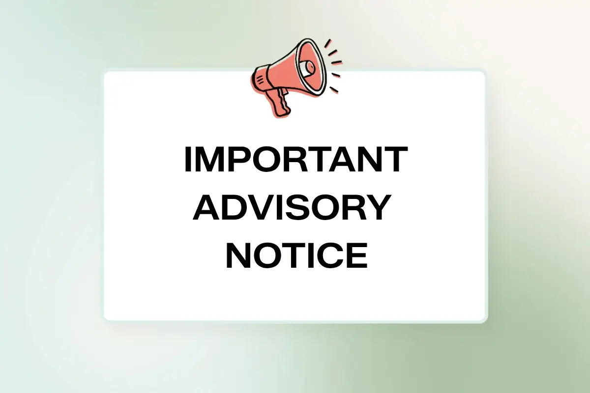 HR Advisory Notice